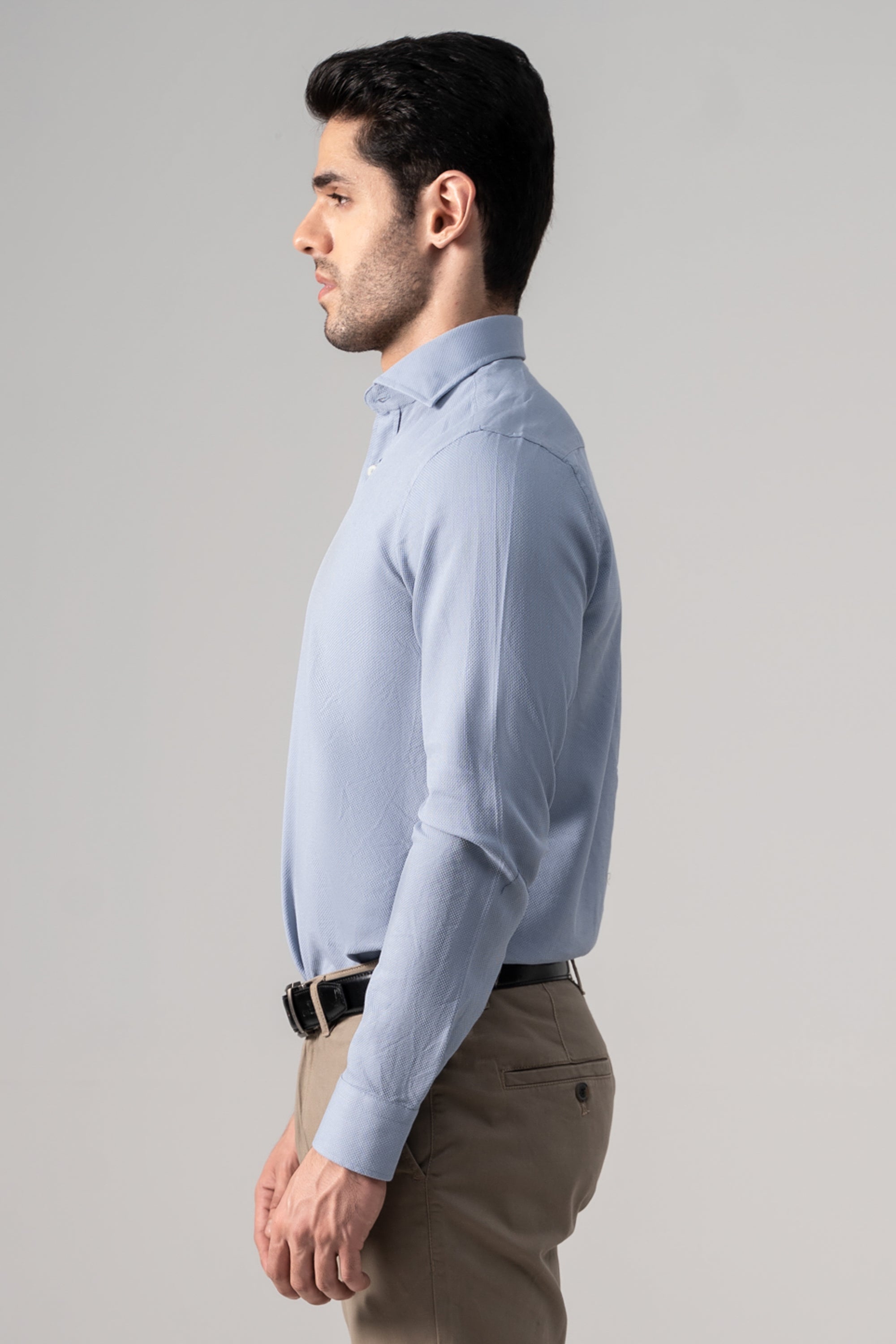 Dressing Light Blue Shirt Gray Pants Stock Photo 178300418 | Shutterstock